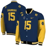 customized milwaukee brewers team patch navy blue varsity jacket best selling