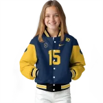 customized milwaukee brewers team patch navy blue varsity jacket best selling