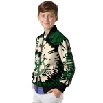 customized milwaukee bucks burst splatter green bomber jacket best selling