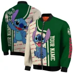 customized milwaukee bucks stitch laughing green bomber jacket best selling