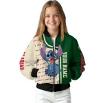 customized milwaukee bucks stitch laughing green bomber jacket best selling