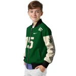 customized milwaukee bucks team patch green bomber jacket best selling