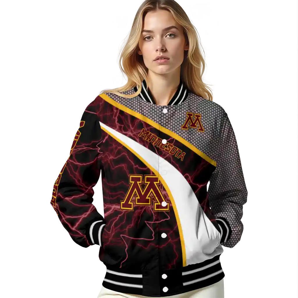 customized minnesota golden gophers electric flash maroon varsity jacket latest model customized minnesota golden gophers electric flash maroon varsity jacket latest model