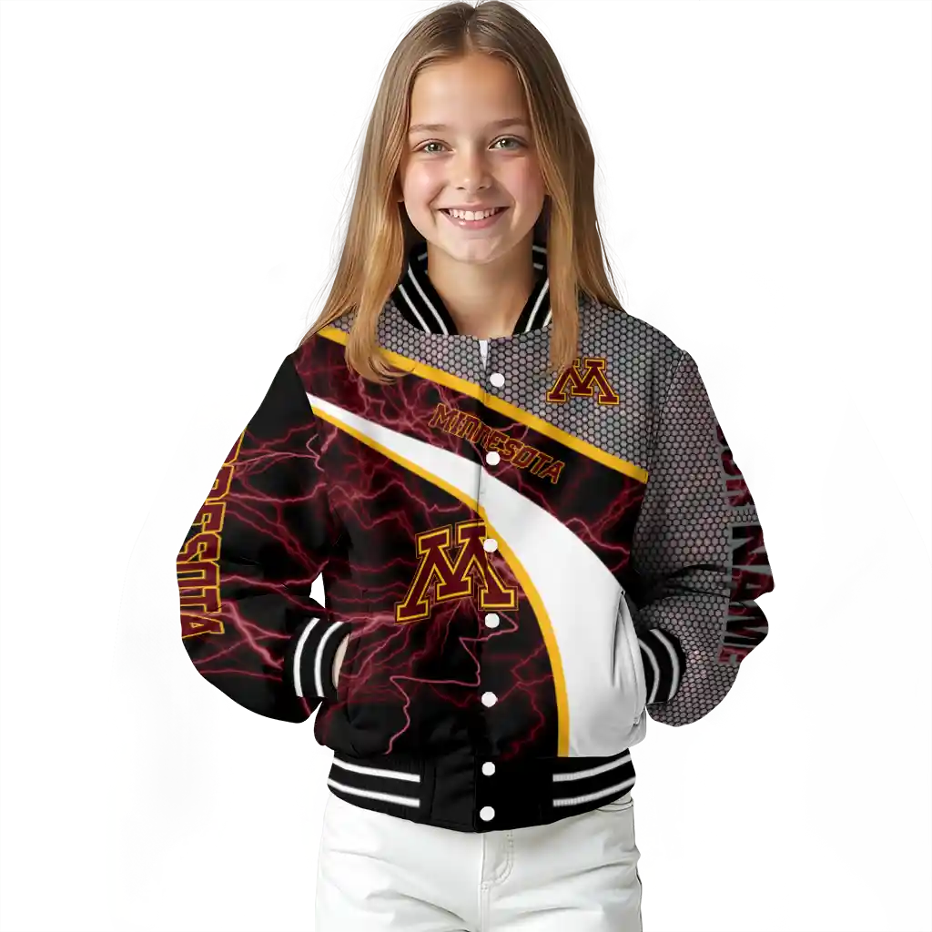 customized minnesota golden gophers electric flash maroon varsity jacket top rated customized minnesota golden gophers electric flash maroon varsity jacket top rated
