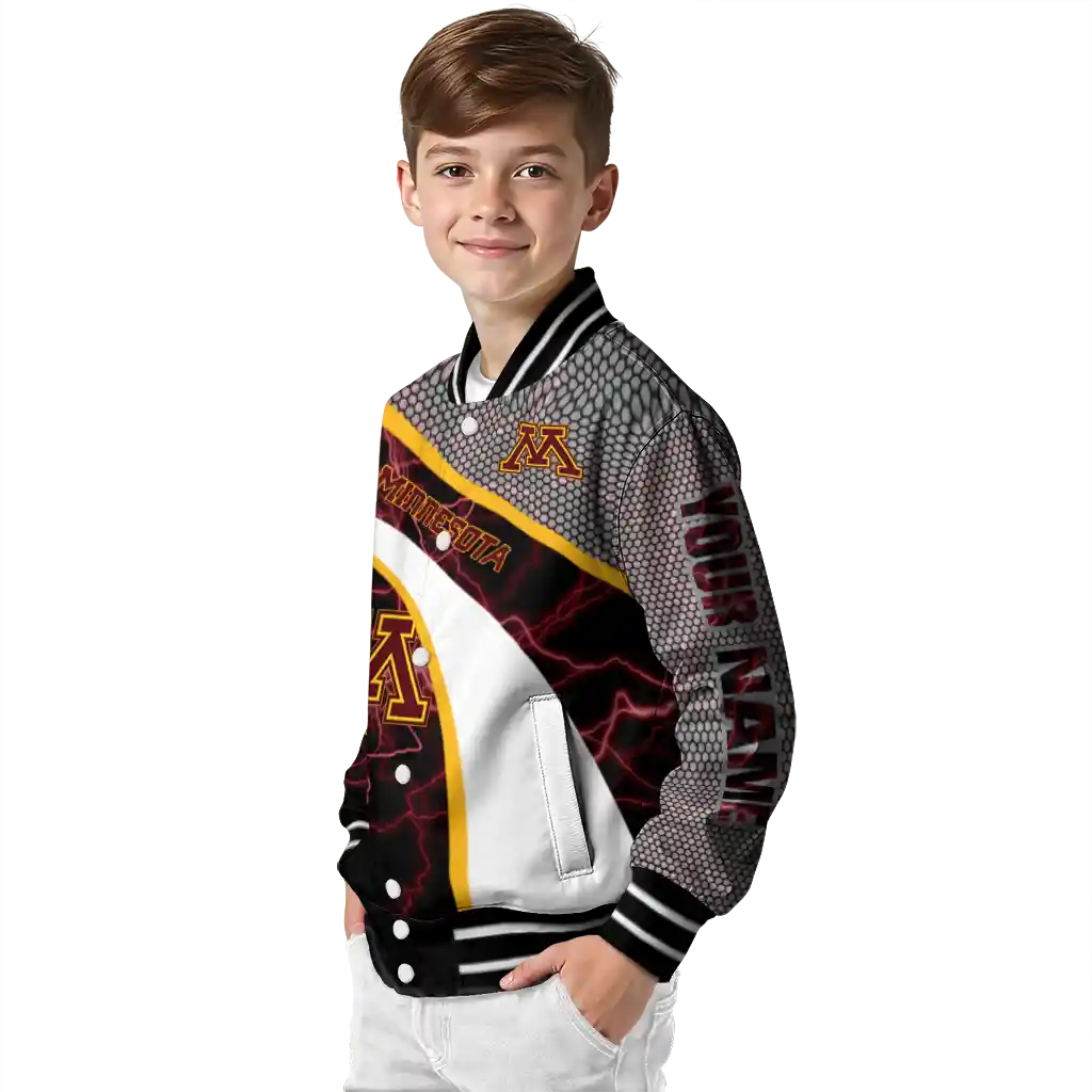 customized minnesota golden gophers electric flash maroon varsity jacket trendy customized minnesota golden gophers electric flash maroon varsity jacket trendy