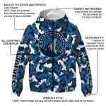 customized minnesota timberwolves camouflage mashup midnight blue windbreaker jacket best selling