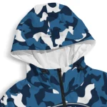 customized minnesota timberwolves camouflage mashup midnight blue windbreaker jacket best selling