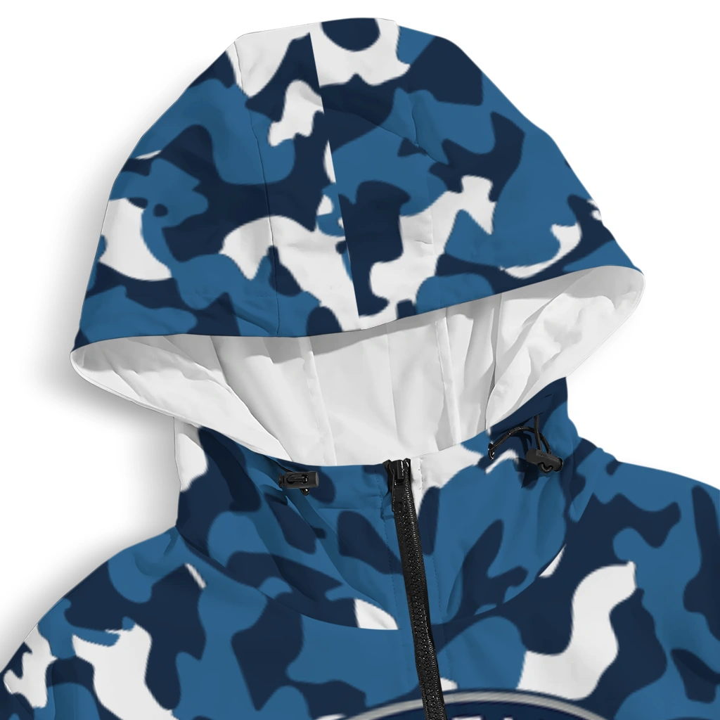 customized minnesota timberwolves camouflage mashup midnight blue windbreaker jacket premium grade customized minnesota timberwolves camouflage mashup midnight blue windbreaker jacket premium grade