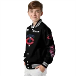 customized minnesota twins american flag skull black varsity jacket best selling