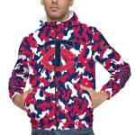 customized minnesota twins camouflage mashup navy windbreaker jacket best selling