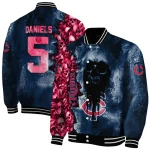 customized minnesota twins skull cluster navy varsity jacket best selling