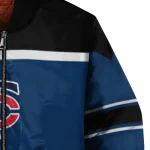 customized minnesota twins stripe statement navy black bomber jacket best selling