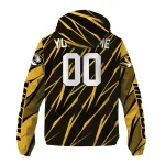 customized missouri tigers abstract streaks black windbreaker jacket best selling