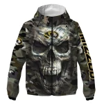 customized missouri tigers skull camo camouflage windbreaker jacket best selling