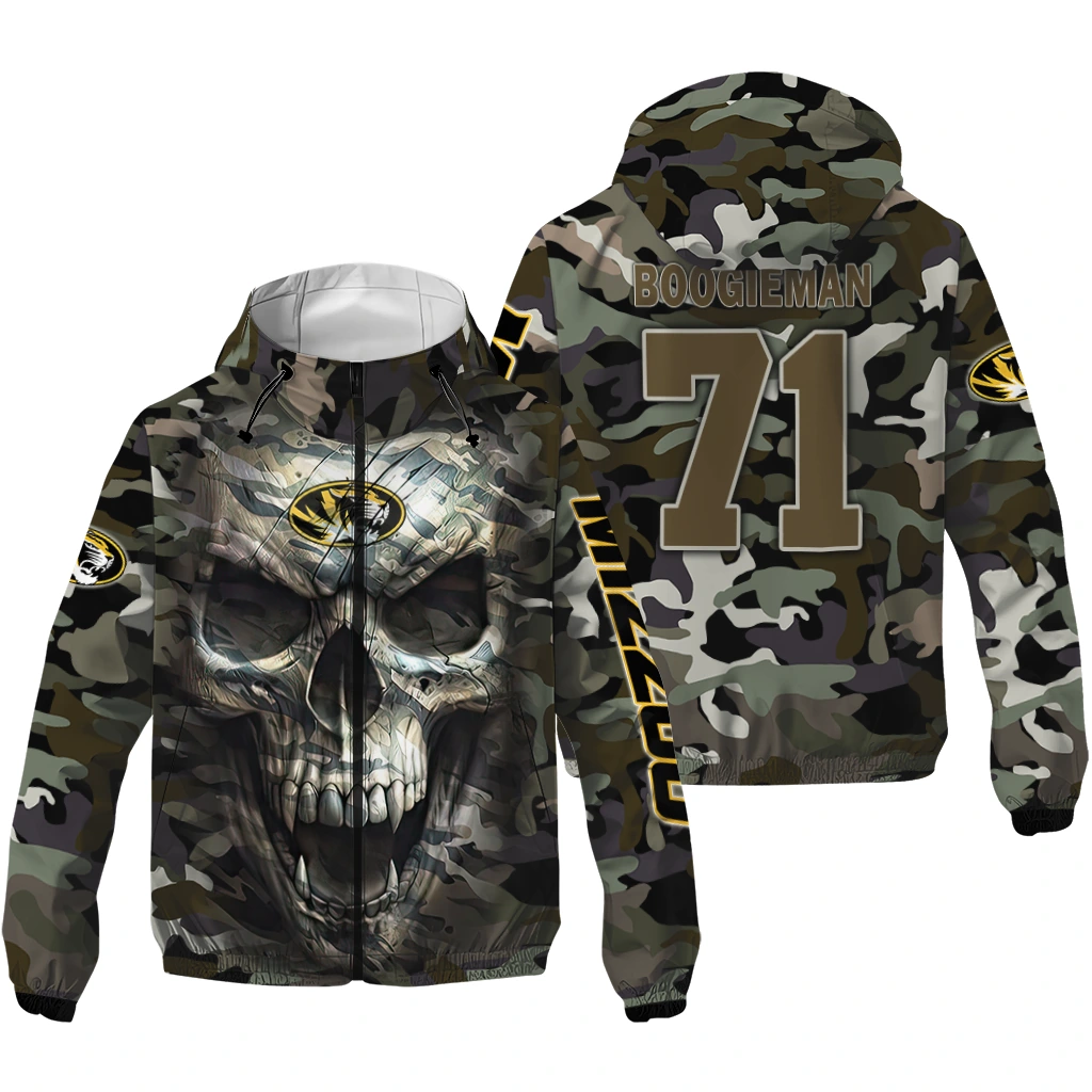 customized missouri tigers skull camo camouflage windbreaker jacket high quality customized missouri tigers skull camo camouflage windbreaker jacket high quality