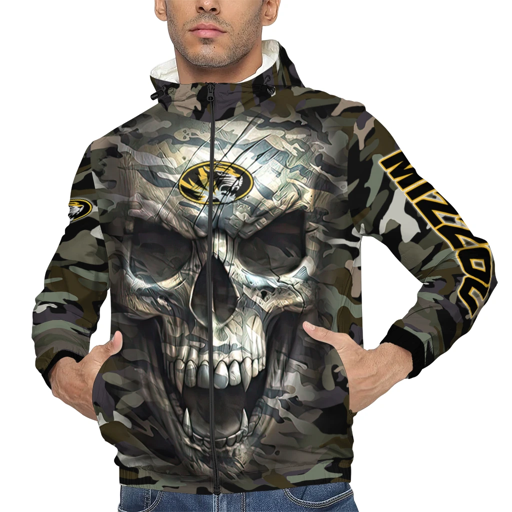 customized missouri tigers skull camo camouflage windbreaker jacket top rated customized missouri tigers skull camo camouflage windbreaker jacket top rated