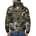 customized missouri tigers skull camo camouflage windbreaker jacket best selling
