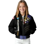 customized missouri tigers usa flag claws black bomber jacket best selling