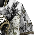 customized nashville predators deer skull camouflage white varsity jacket best selling