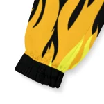customized nashville predators flame trim gold black windbreaker jacket best selling