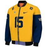 customized nashville predators team patch gold bomber jacket best selling