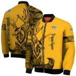 customized nashville predators tribal deer art gold bomber jacket best selling