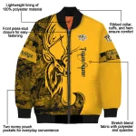 customized nashville predators tribal deer art gold bomber jacket best selling