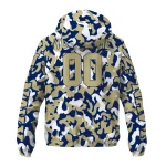 customized navy midshipmen camouflage mashup blue windbreaker jacket best selling