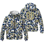 customized navy midshipmen camouflage mashup blue windbreaker jacket best selling