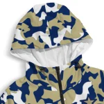 customized navy midshipmen camouflage mashup blue windbreaker jacket best selling