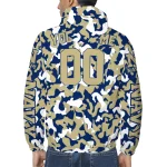 customized navy midshipmen camouflage mashup blue windbreaker jacket best selling