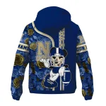 customized navy midshipmen football micky mouse blue windbreaker jacket best selling