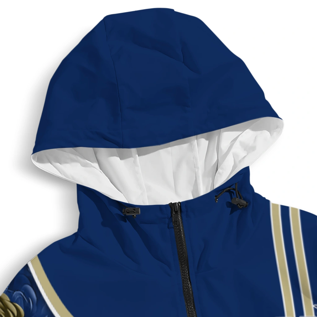 customized navy midshipmen football micky mouse blue windbreaker jacket premium grade customized navy midshipmen football micky mouse blue windbreaker jacket premium grade