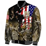 customized navy midshipmen patriot deer camouflage varsity jacket best selling