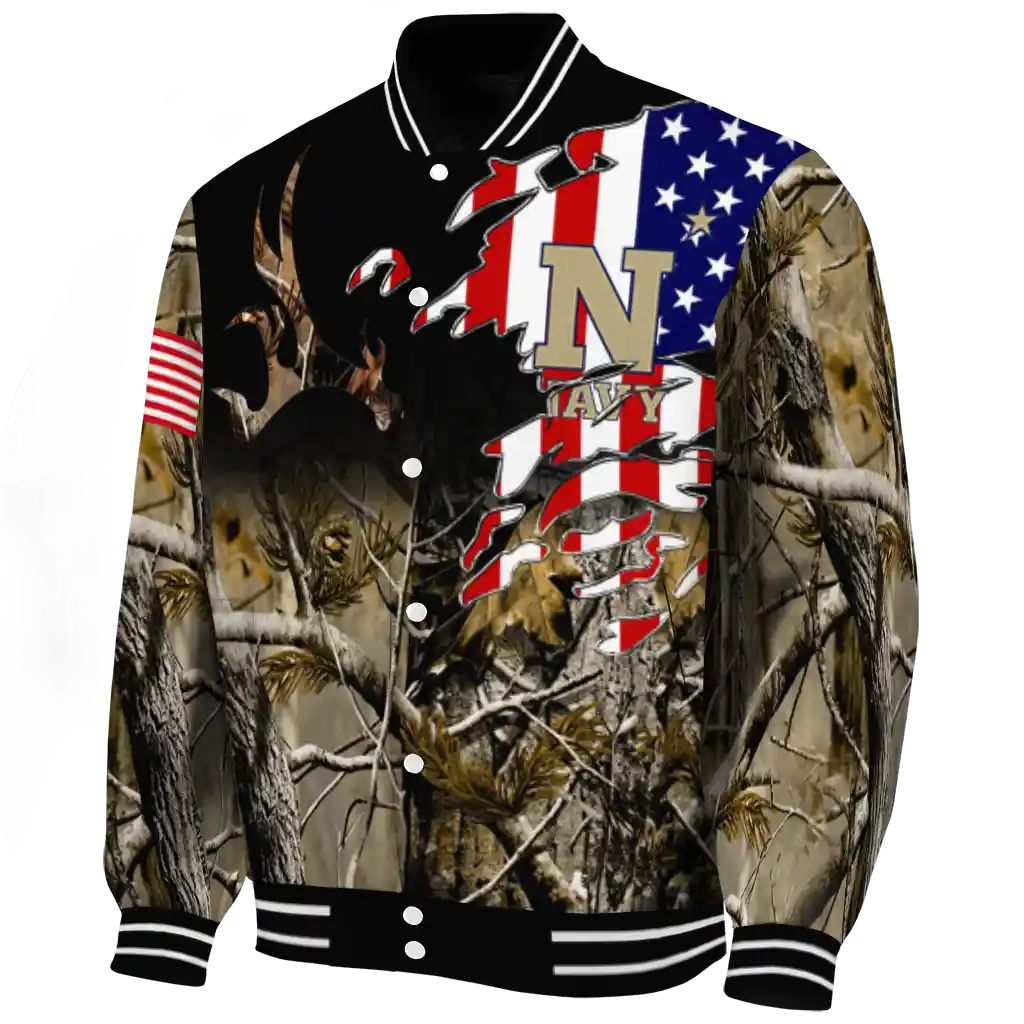 customized navy midshipmen patriot deer camouflage varsity jacket best selling customized navy midshipmen patriot deer camouflage varsity jacket best selling