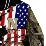 customized navy midshipmen patriot deer camouflage varsity jacket best selling