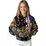 customized navy midshipmen patriot deer camouflage varsity jacket best selling