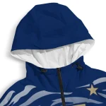 customized navy midshipmen pattern layers blue windbreaker jacket best selling