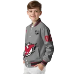 customized new jersey devils claw streak grey varsity jacket best selling