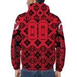 customized new jersey devils geometric blossom red windbreaker jacket best selling