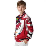 customized new jersey devils stars and stripes slashes red varsity jacket best selling