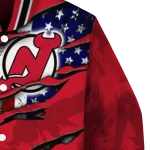 customized new jersey devils usa flag rips red varsity jacket best selling