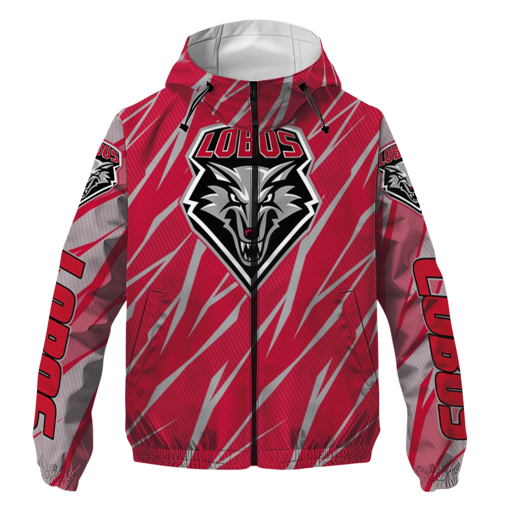 customized new mexico lobos abstract streaks red windbreaker jacket best selling customized new mexico lobos abstract streaks red windbreaker jacket best selling
