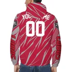 customized new mexico lobos abstract streaks red windbreaker jacket best selling