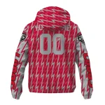 customized new mexico lobos lightning strike grid red windbreaker jacket best selling