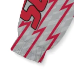 customized new mexico lobos lightning strike grid red windbreaker jacket best selling