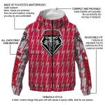 customized new mexico lobos lightning strike grid red windbreaker jacket best selling