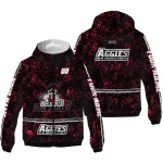 customized new mexico state aggies shards cluster crimson windbreaker jacket best selling