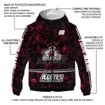 customized new mexico state aggies shards cluster crimson windbreaker jacket best selling