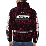 customized new mexico state aggies shards cluster crimson windbreaker jacket best selling